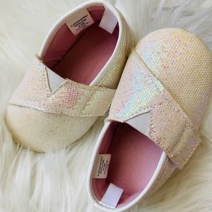 Sequin Glitter Crib Loafer Infant Shoe